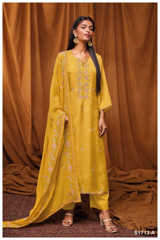 Yahvi S1713 By Ganga Designer Salwar Suit Catalog
